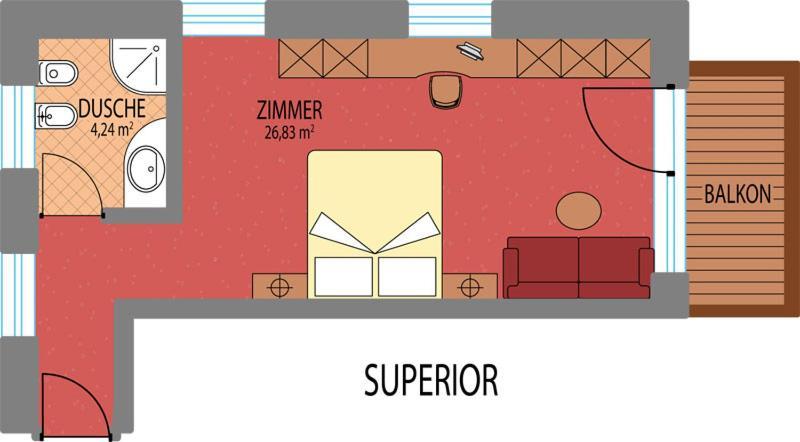Hotel Scherlin Ortisei Eksteriør bilde